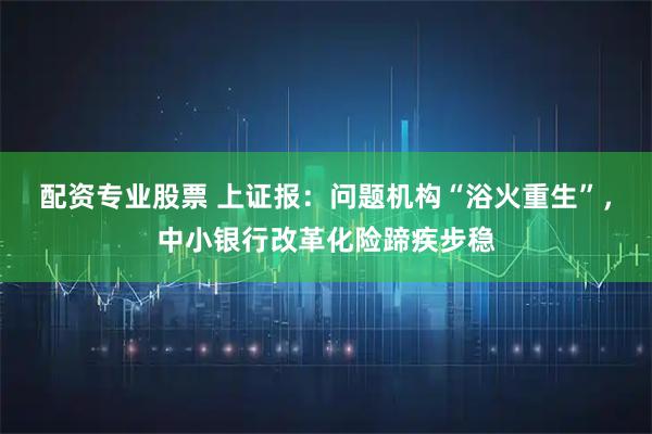 配资专业股票 上证报：问题机构“浴火重生”，中小银行改革化险蹄疾步稳